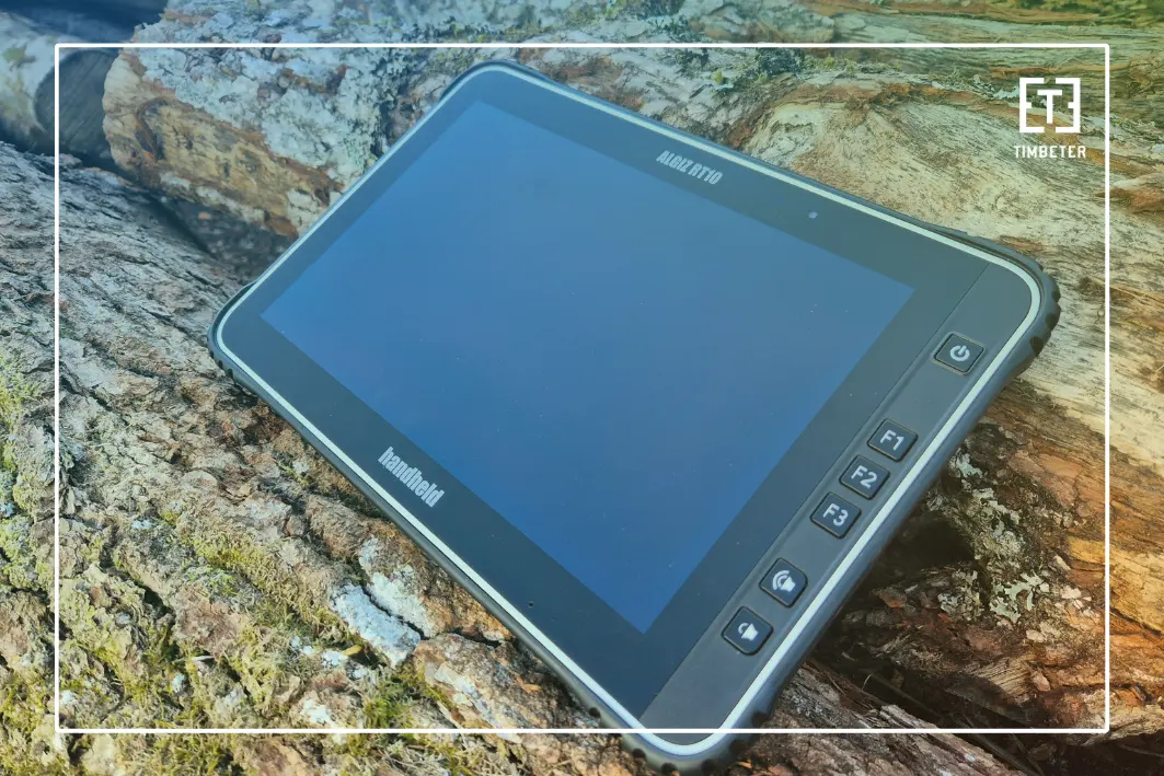 Free rugged tablet for timber measurement with Timbeter