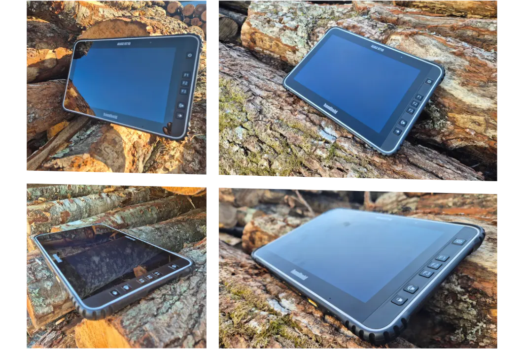 Free rugged tablet for timber measurement with Timbeter 