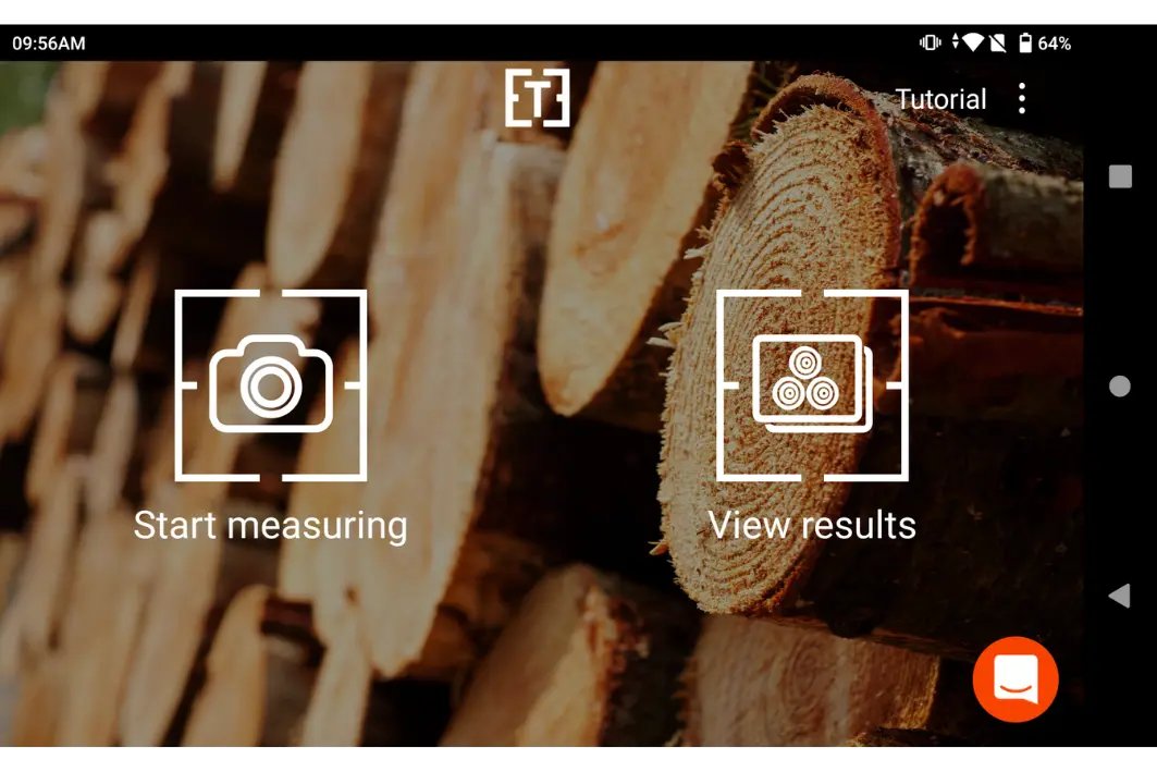 Open the Timbeter App