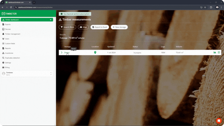 How to view and manage measurement data