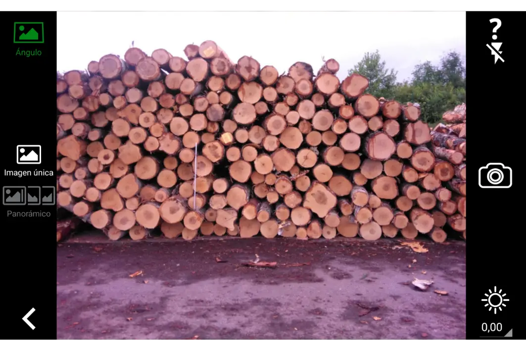 Toma una foto de la pila